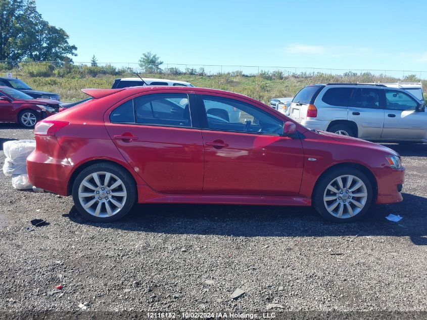 2010 Mitsubishi Lancer Gts VIN: JA32X8HW4AU606552 Lot: 12116182