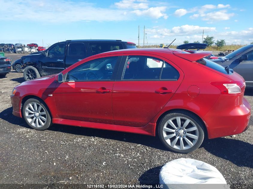 2010 Mitsubishi Lancer Gts VIN: JA32X8HW4AU606552 Lot: 12116182