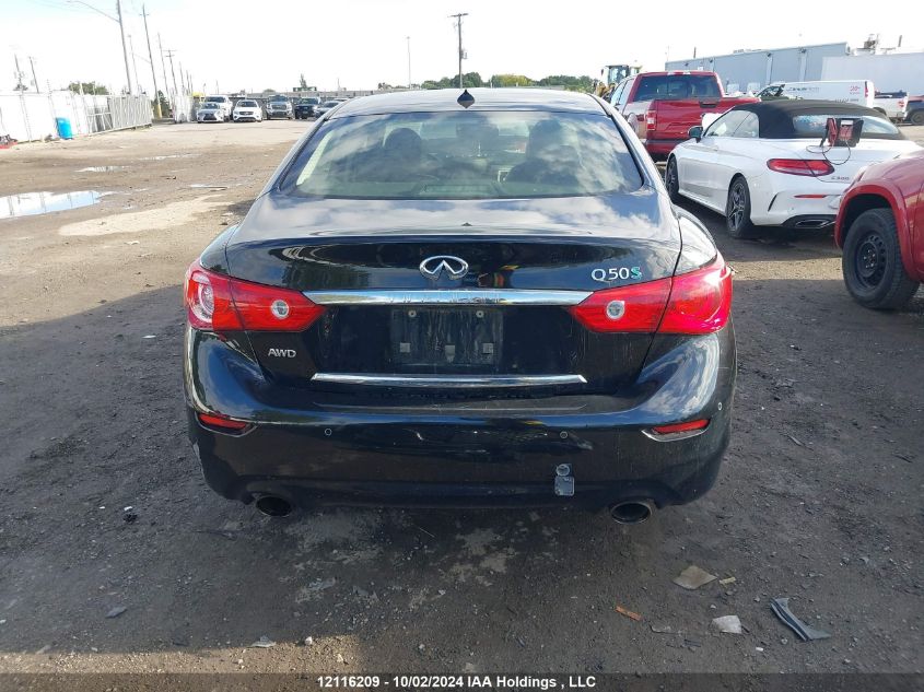 2015 Infiniti Q50 VIN: JN1AV7AR2FM850373 Lot: 12116209