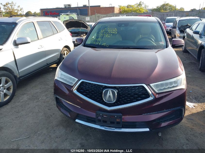 2017 Acura Mdx Technology Package VIN: 5FRYD4H59HB009421 Lot: 12116250