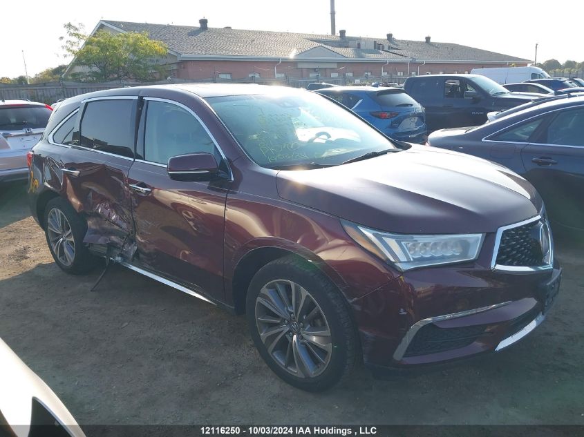 2017 Acura Mdx Technology Package VIN: 5FRYD4H59HB009421 Lot: 12116250