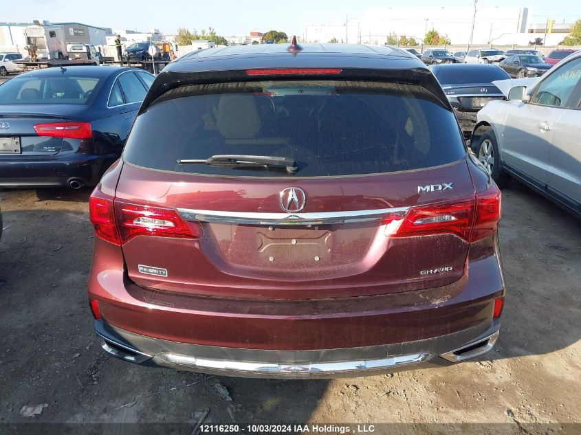 2017 Acura Mdx Technology Package VIN: 5FRYD4H59HB009421 Lot: 12116250