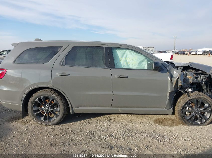 2022 Dodge Durango Sxt VIN: 1C4RDJAG9NC229957 Lot: 12116267