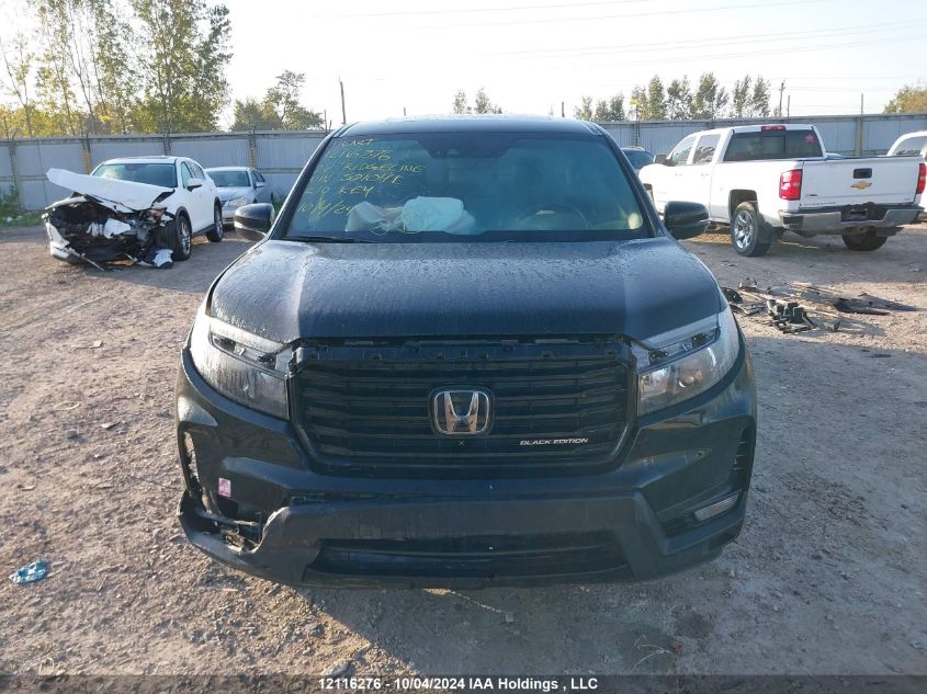 2022 Honda Ridgeline VIN: 5FPYK3F83NB501041 Lot: 12116276