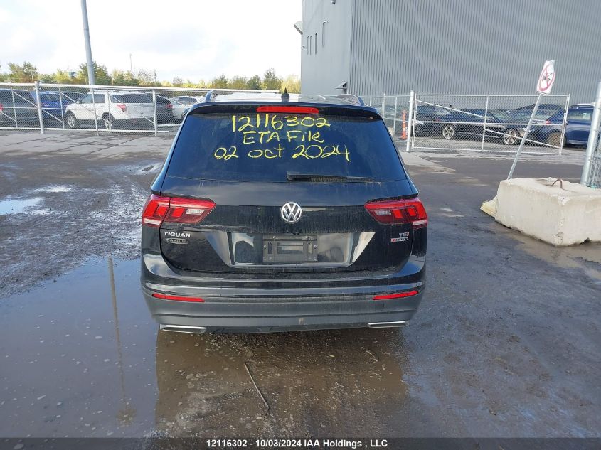 2018 Volkswagen Tiguan S VIN: 3VV0B7AXXJM008525 Lot: 12116302