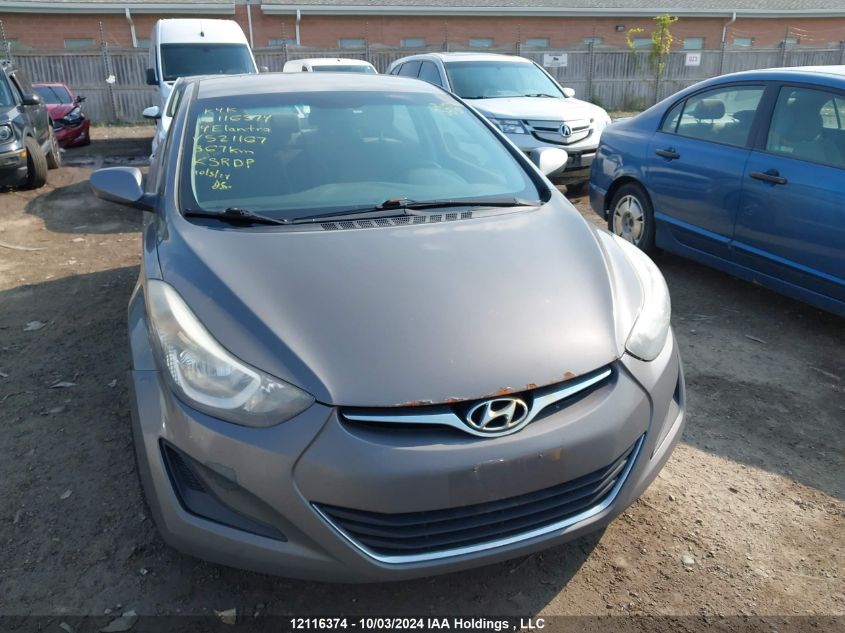 5NPDH4AE1EH521167 2014 Hyundai Elantra