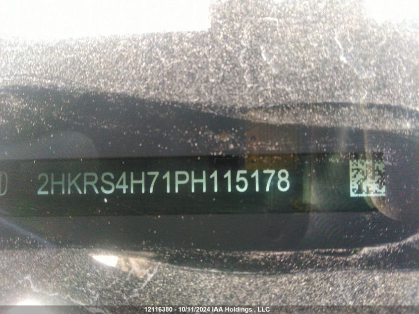 2023 Honda Cr-V VIN: 2HKRS4H71PH115178 Lot: 12116380