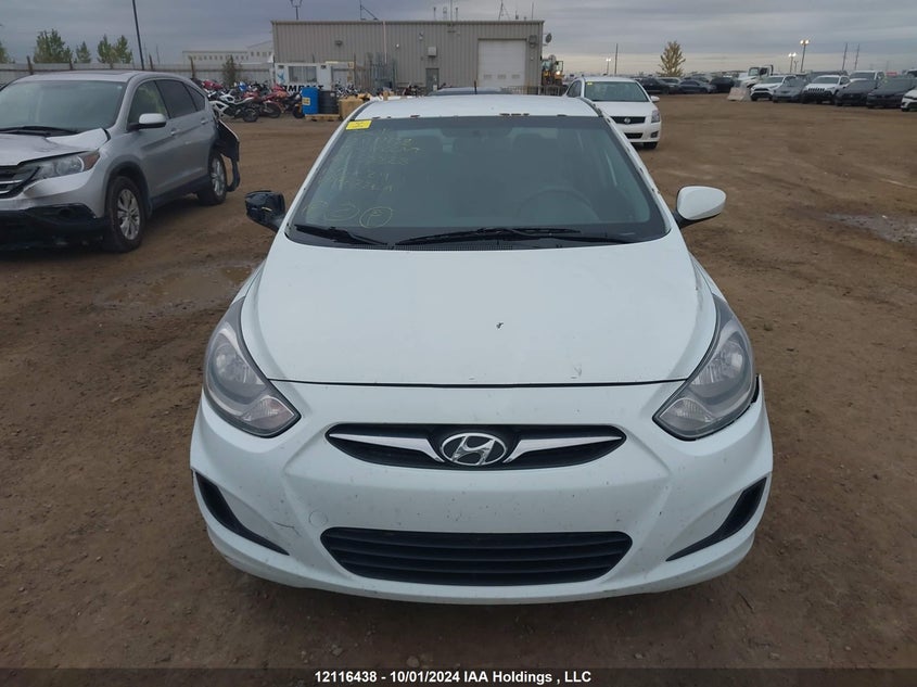 2012 Hyundai Accent Gls/Gs VIN: KMHCT4AE6CU258828 Lot: 12116438