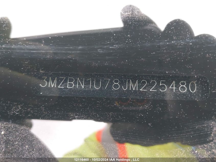 2018 Mazda Mazda3 VIN: 3MZBN1U78JM225480 Lot: 12116460