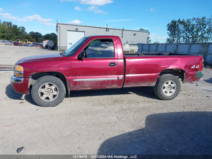 2005 GMC Sierra 1500 VIN: 1GTEK14V95Z148520 Lot: 12116476