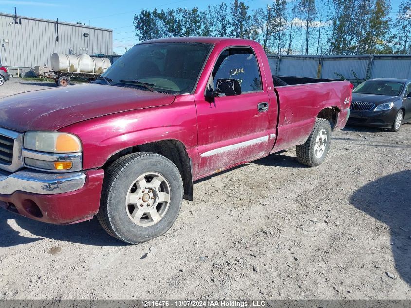 2005 GMC Sierra 1500 VIN: 1GTEK14V95Z148520 Lot: 12116476