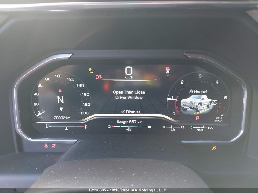 2023 GMC Sierra 1500 VIN: 1GTUUGE80PZ131528 Lot: 12116505