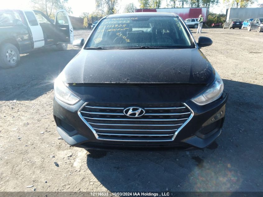 2020 Hyundai Accent Se/Sel VIN: 3KPC25A69LE110922 Lot: 12116533