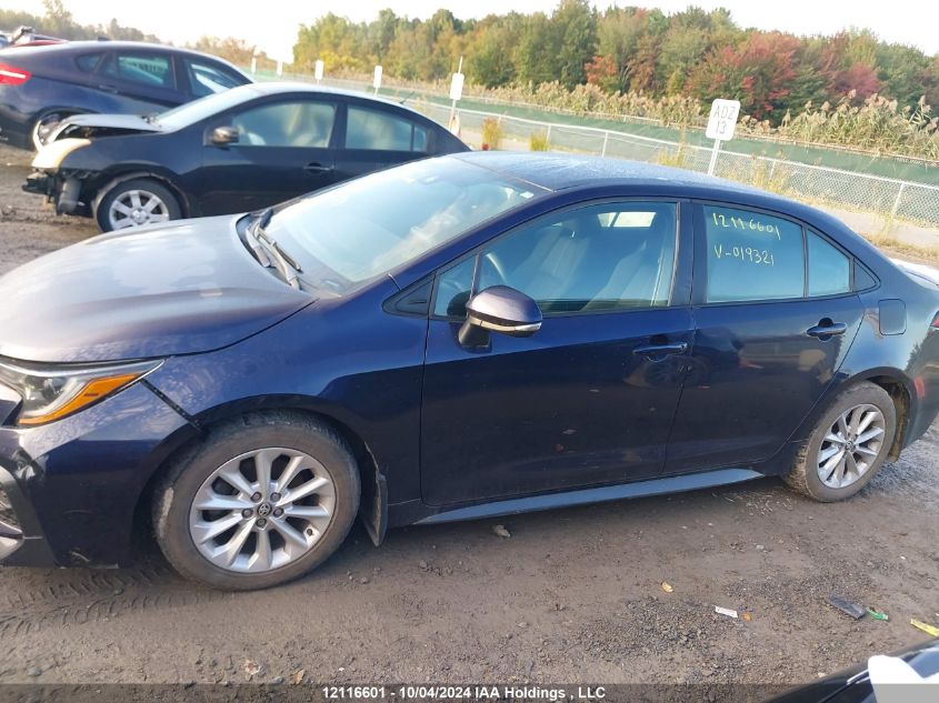 2020 Toyota Corolla VIN: 5YFB4RBE8LP019321 Lot: 12116601