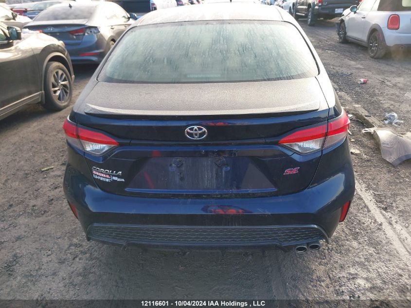 2020 Toyota Corolla VIN: 5YFB4RBE8LP019321 Lot: 12116601