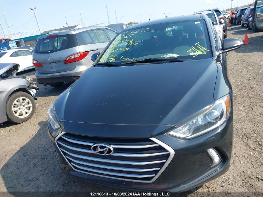 2018 Hyundai Elantra VIN: KMHD84LF3JU601989 Lot: 12116613