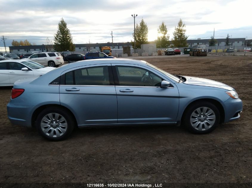 2013 Chrysler 200 Lx VIN: 1C3CCBAB9DN697018 Lot: 12116635