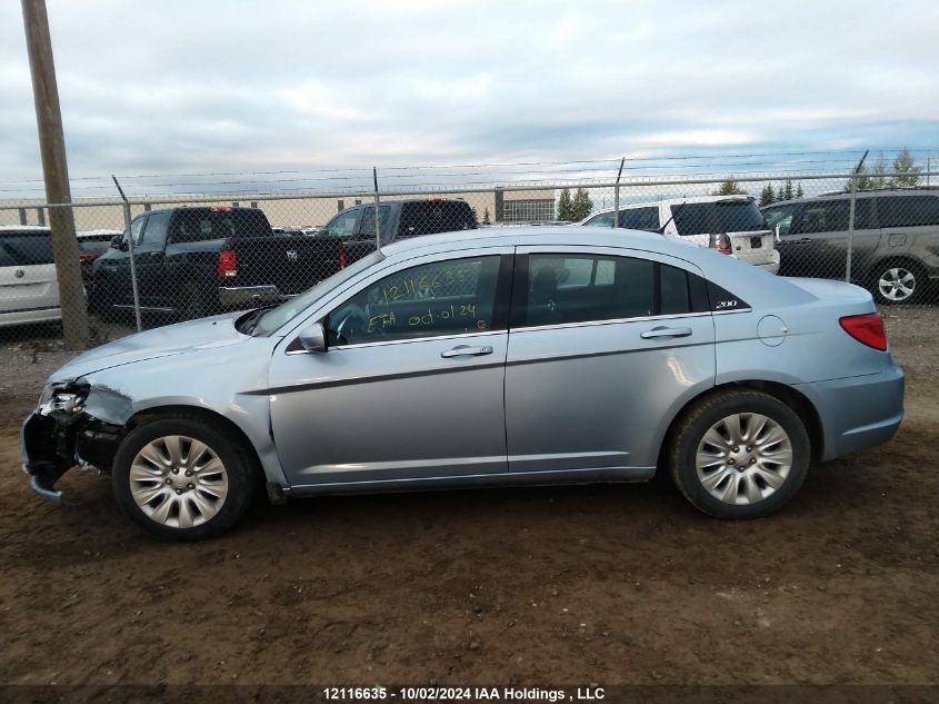 2013 Chrysler 200 Lx VIN: 1C3CCBAB9DN697018 Lot: 12116635