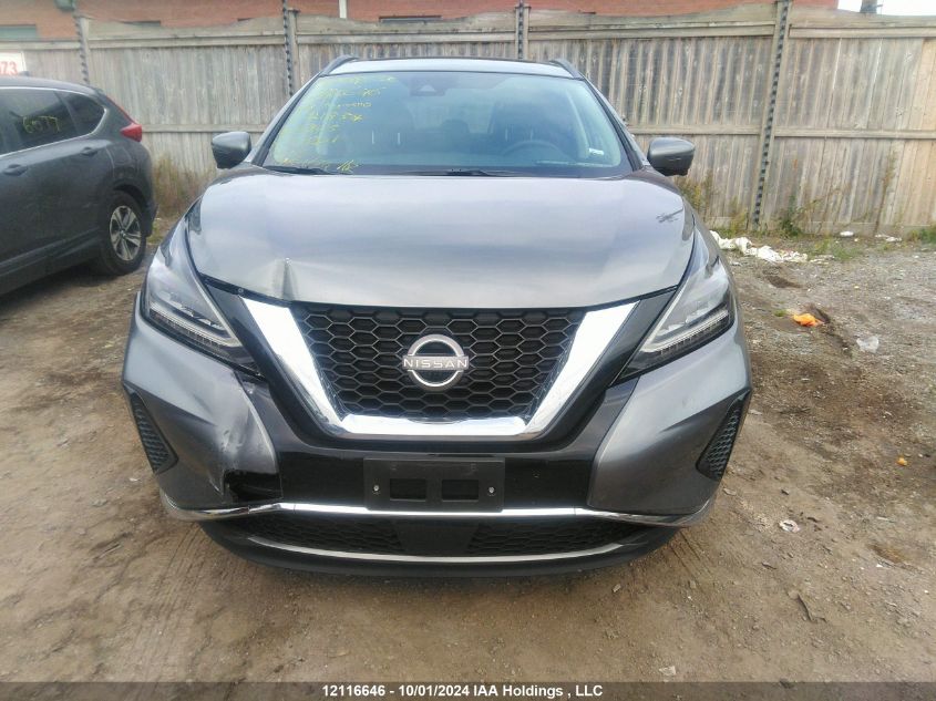 2024 Nissan Murano Sv VIN: 5N1AZ2BS0RC121834 Lot: 12116646