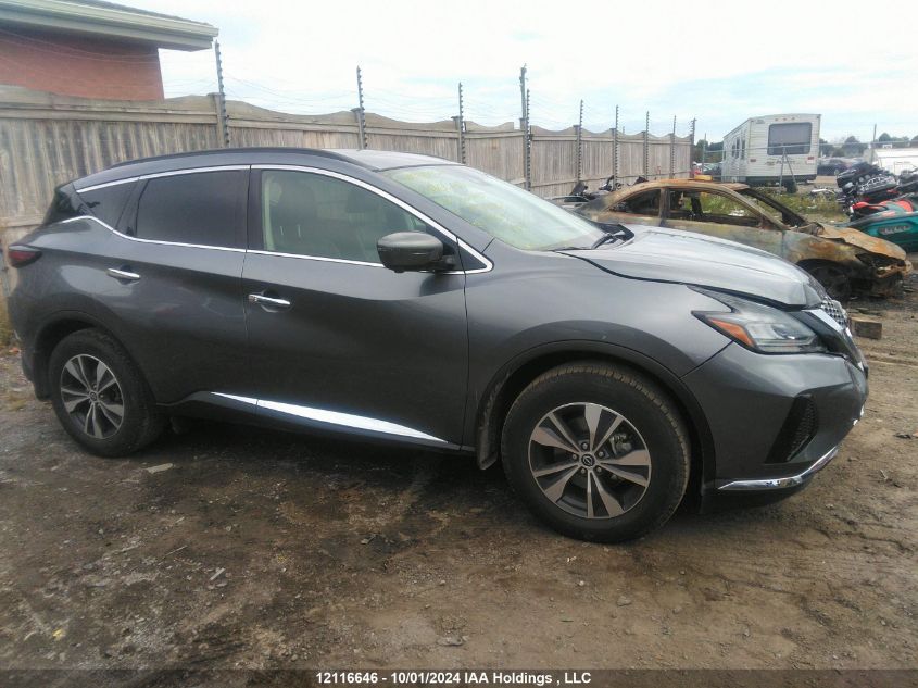 2024 Nissan Murano Sv VIN: 5N1AZ2BS0RC121834 Lot: 12116646