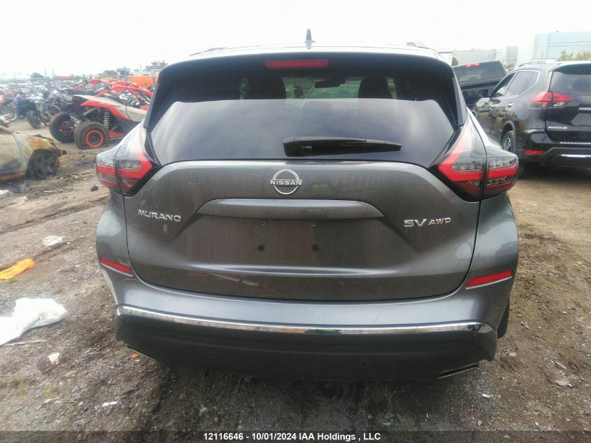 2024 Nissan Murano Sv VIN: 5N1AZ2BS0RC121834 Lot: 12116646