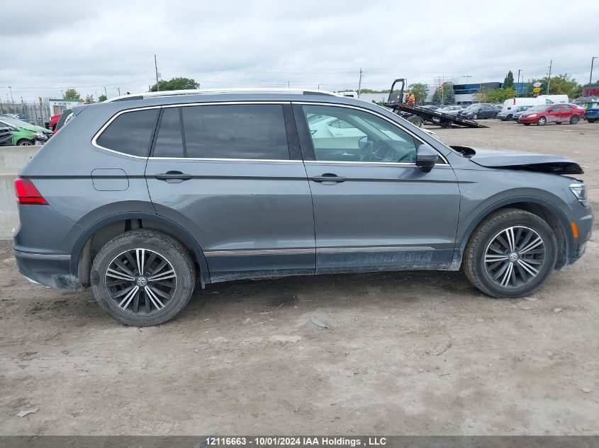 2020 Volkswagen Tiguan Sel Premium R-Line VIN: 3VV4B7AX7LM110627 Lot: 12116663