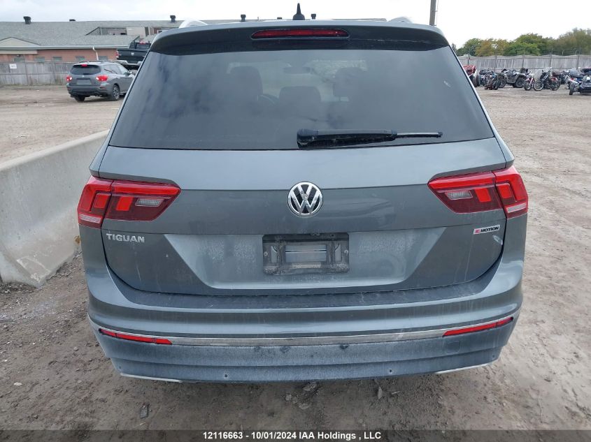 2020 Volkswagen Tiguan Sel Premium R-Line VIN: 3VV4B7AX7LM110627 Lot: 12116663