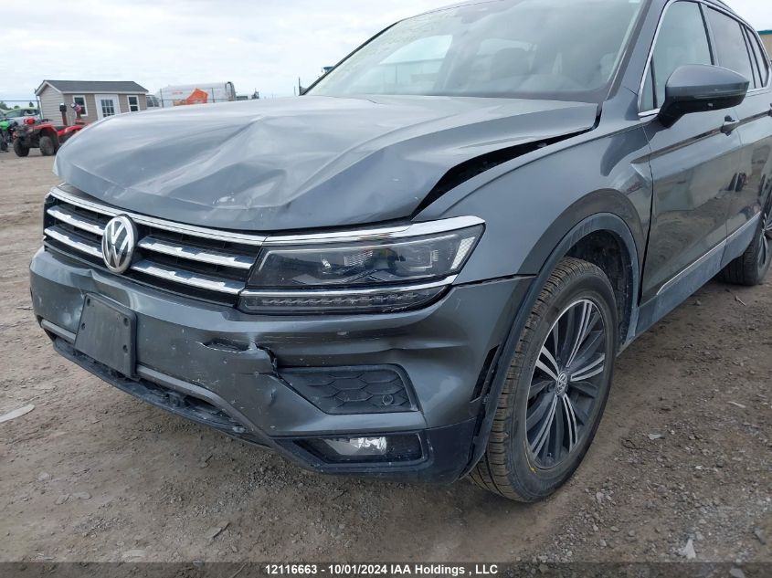 2020 Volkswagen Tiguan Sel Premium R-Line VIN: 3VV4B7AX7LM110627 Lot: 12116663