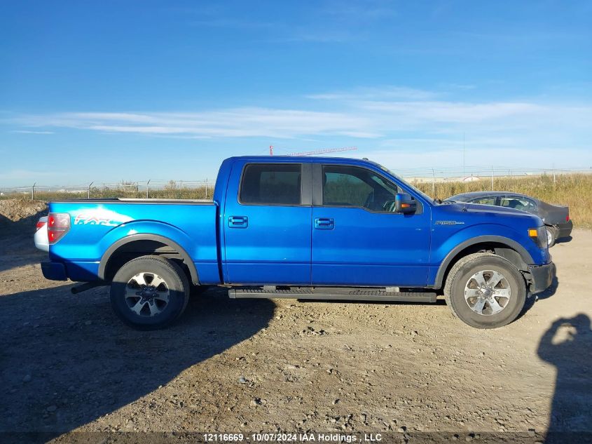 2013 Ford F150 Supercrew VIN: 1FTFW1EF5DFA76487 Lot: 12116669