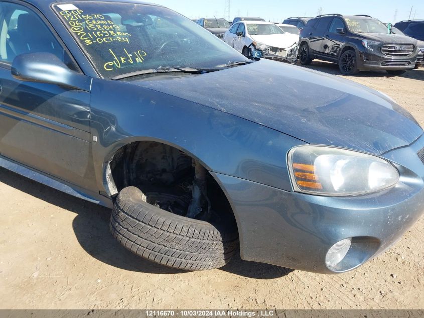 2006 Pontiac Grand Prix VIN: 2G2WP552761158849 Lot: 12116670