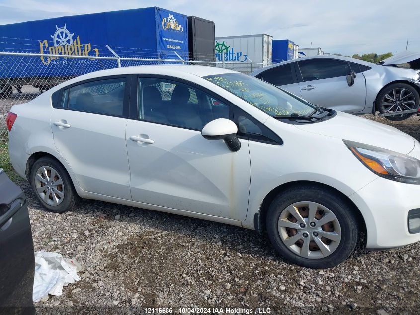 2012 Kia Rio Lx VIN: KNADM4A36C6043794 Lot: 12116685