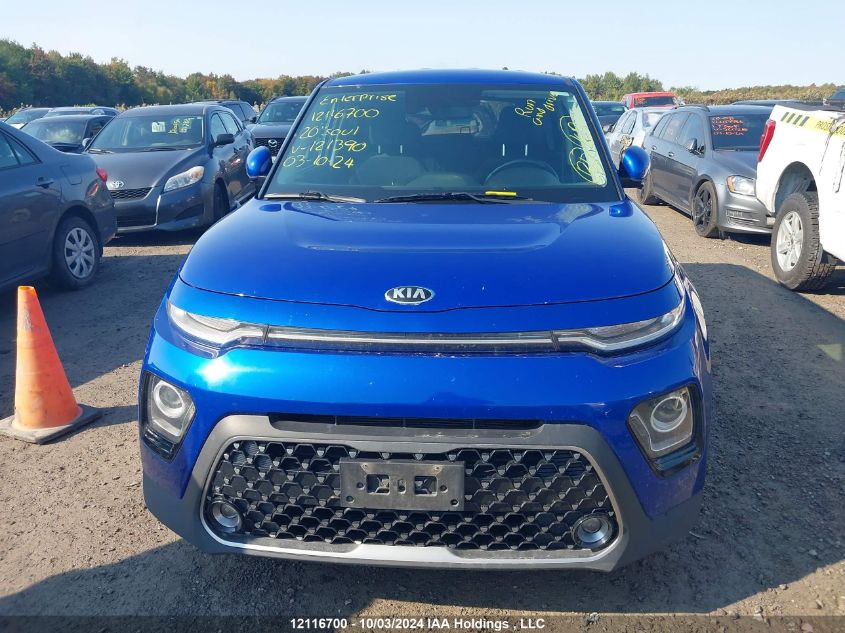 2020 Kia Soul Ex VIN: KNDJ33AU3L7121390 Lot: 12116700