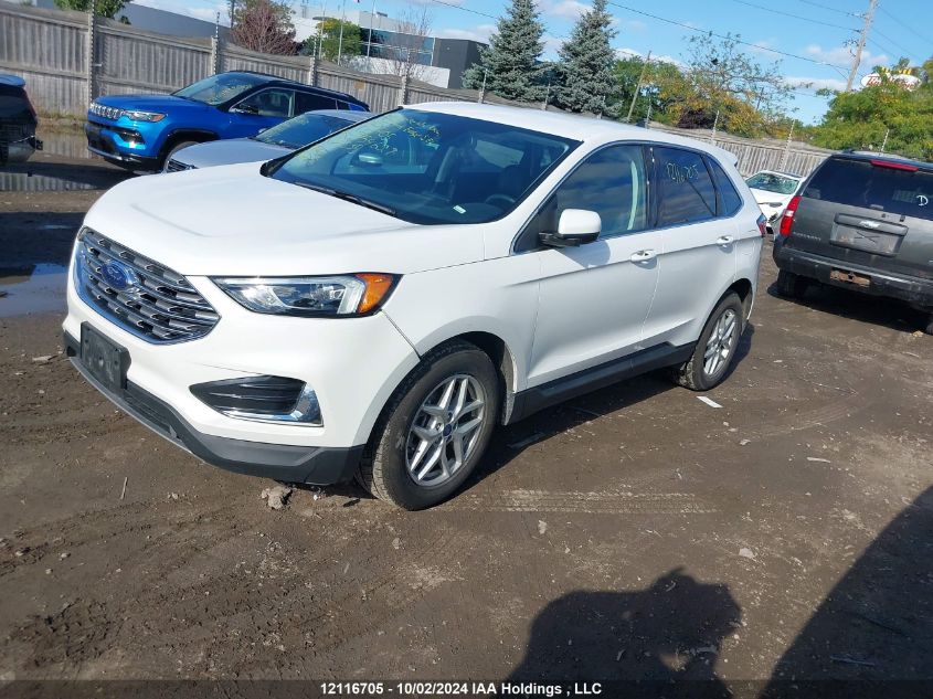 2022 Ford Edge Sel VIN: 2FMPK4J99NBA60535 Lot: 12116705