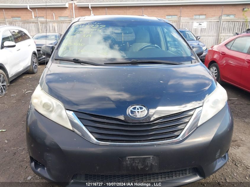 5TDKK3DC7BS053111 2011 Toyota Sienna Le 8 Passenger