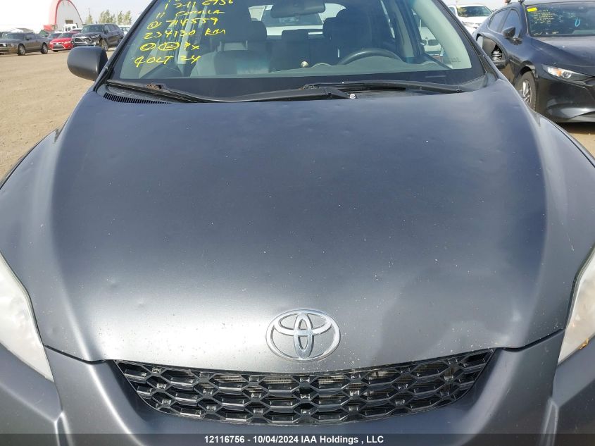 2011 Toyota Corolla Matrix VIN: 2T1KU4EE3BC714559 Lot: 12116756