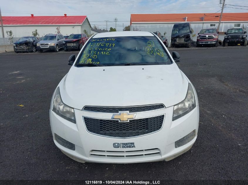 2012 Chevrolet Cruze Ls VIN: 1G1PC5SH2C7131912 Lot: 12116819