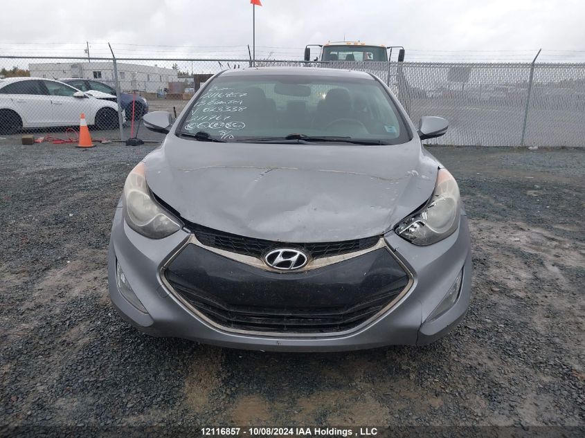 2013 Hyundai Elantra VIN: KMHDH6AE5DU023338 Lot: 12116857