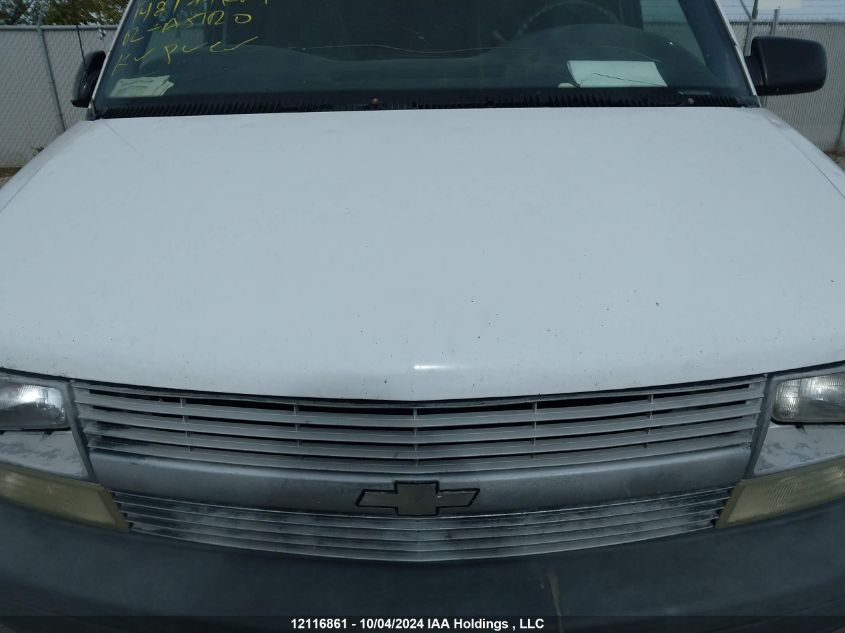 2002 Chevrolet Astro Cargo Van VIN: 1GCDM19X92B148179 Lot: 12116861