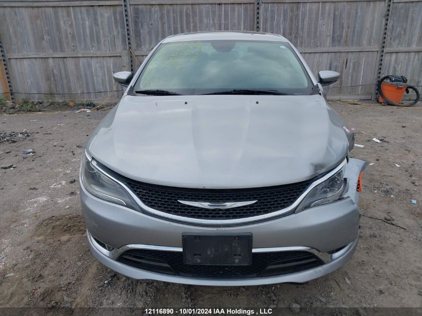 2015 Chrysler 200 C VIN: 1C3CCCCG7FN606698 Lot: 12116890