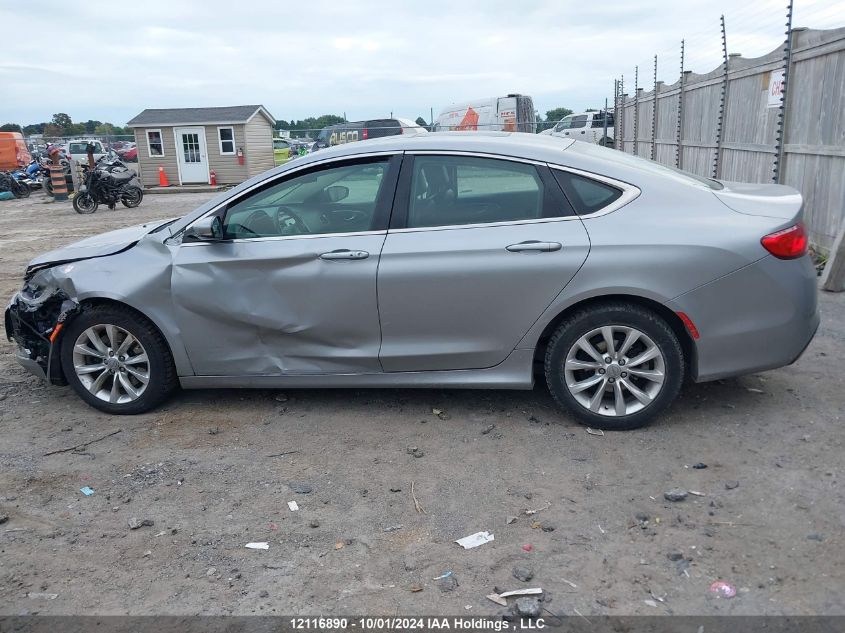 2015 Chrysler 200 C VIN: 1C3CCCCG7FN606698 Lot: 12116890