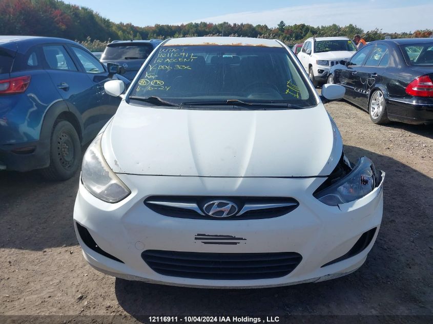 2012 Hyundai Accent VIN: KMHCT5AE0CU006336 Lot: 12116911