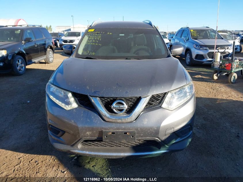 2016 Nissan Rogue S/Sl/Sv VIN: 5N1AT2MV2GC776941 Lot: 12116962