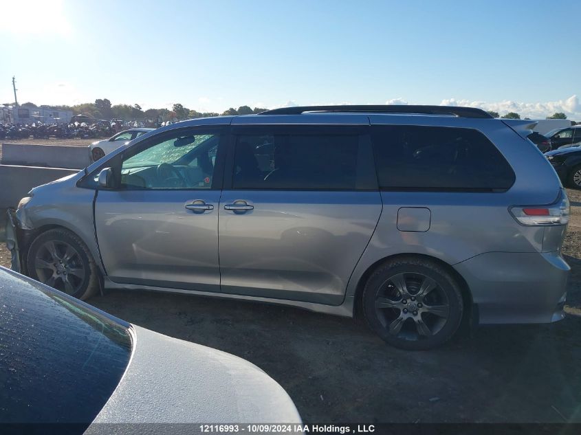 2015 Toyota Sienna Se 8 Passenger VIN: 5TDXK3DC1FS564454 Lot: 12116993