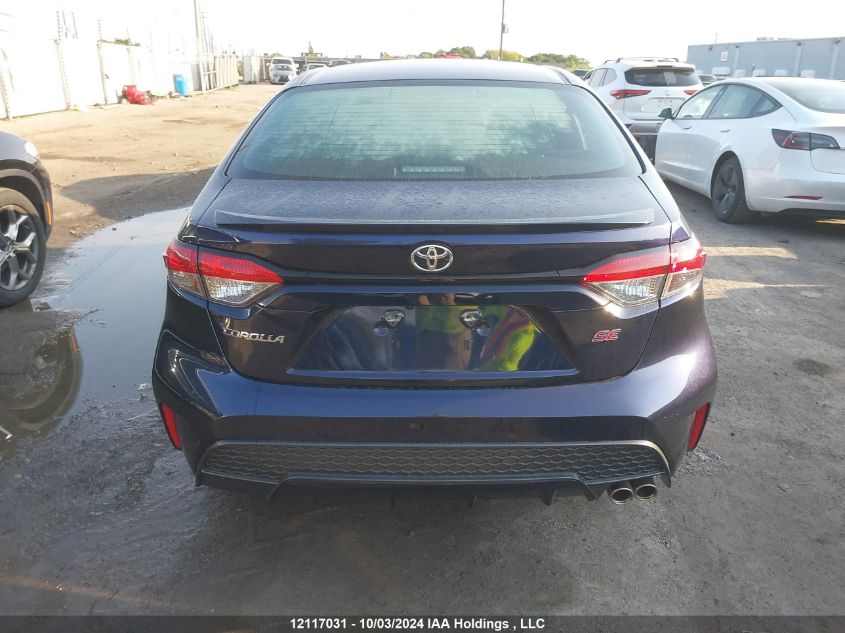 2020 Toyota Corolla Se/Xse VIN: 5YFB4RBE5LP023634 Lot: 12117031