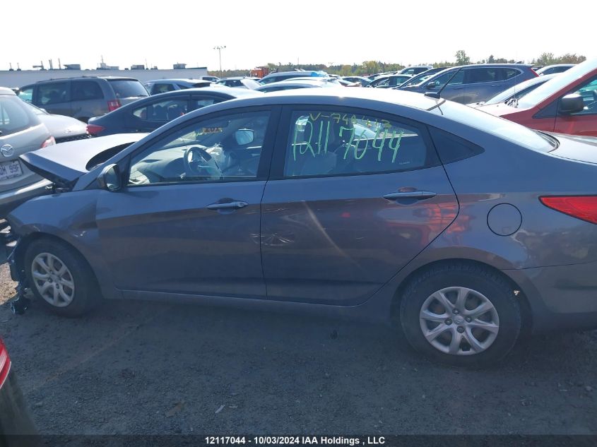 2014 Hyundai Accent VIN: KMHCT4AE2EU748413 Lot: 12117044