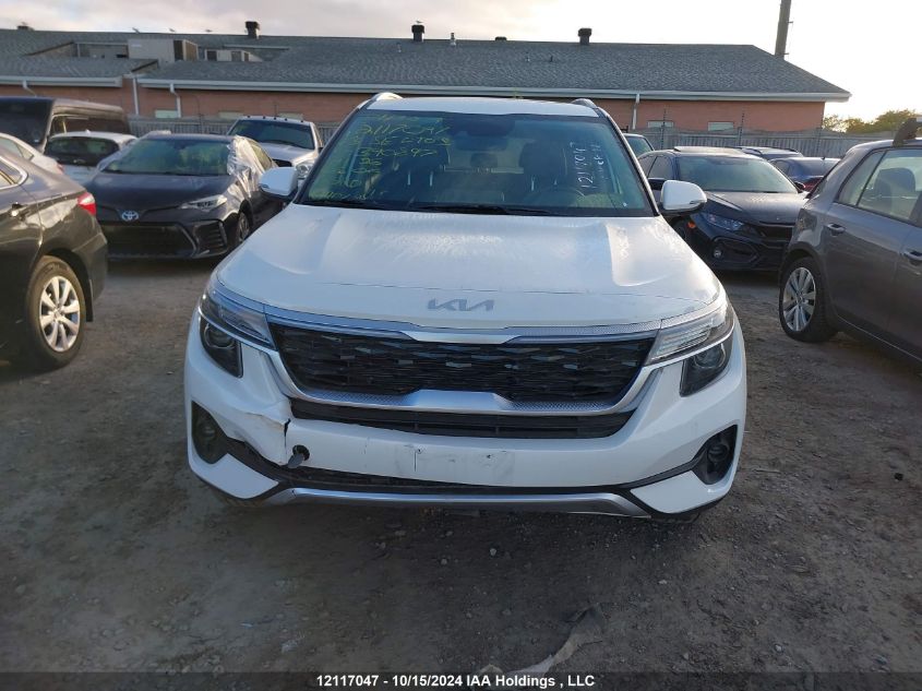 2023 Kia Seltos VIN: KNDEUCAA8P7390897 Lot: 12117047