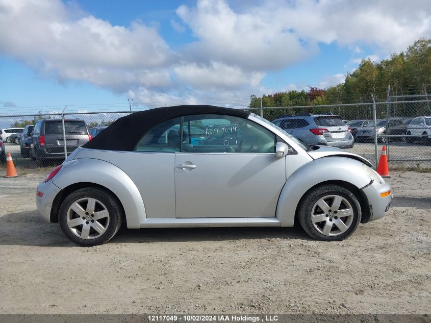 2007 Volkswagen New Beetle 2.5L Luxury VIN: 3VWRF21Y67M407282 Lot: 12117049