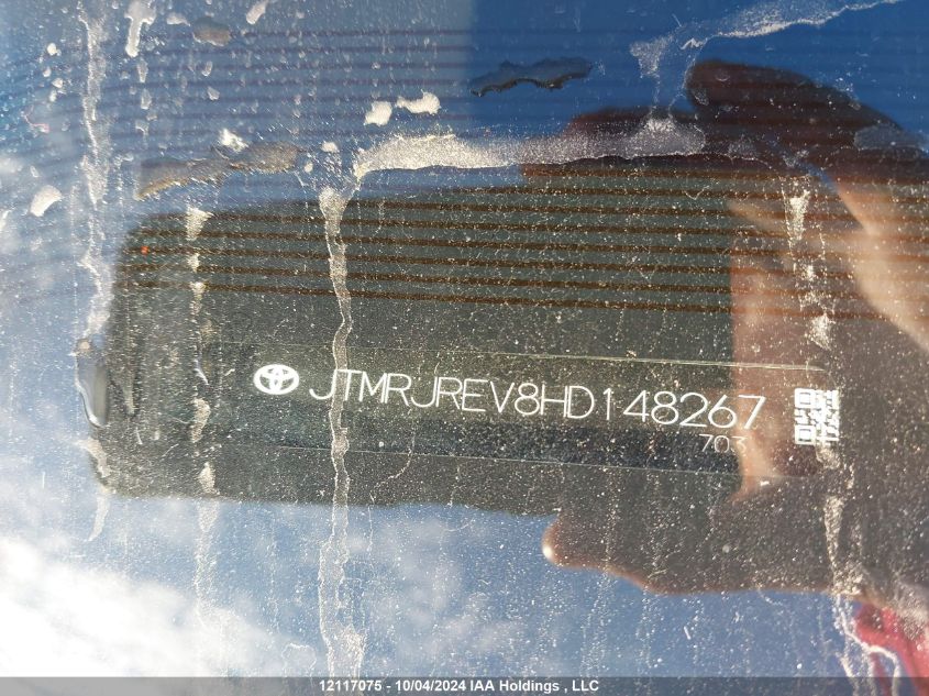 2017 Toyota Rav4 VIN: JTMRJREV8HD148267 Lot: 12117075