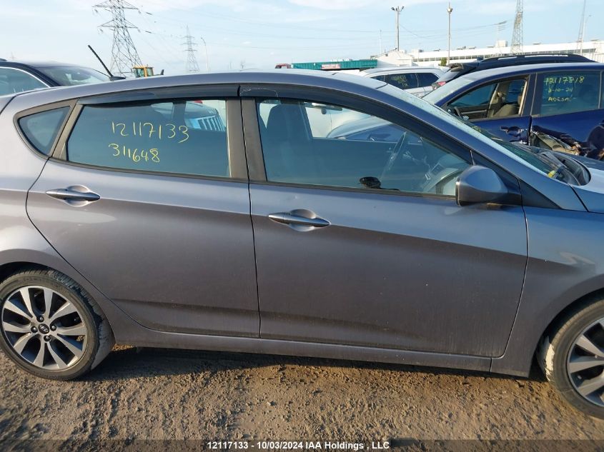 2017 Hyundai Accent VIN: KMHCT5AE0HU311648 Lot: 12117133