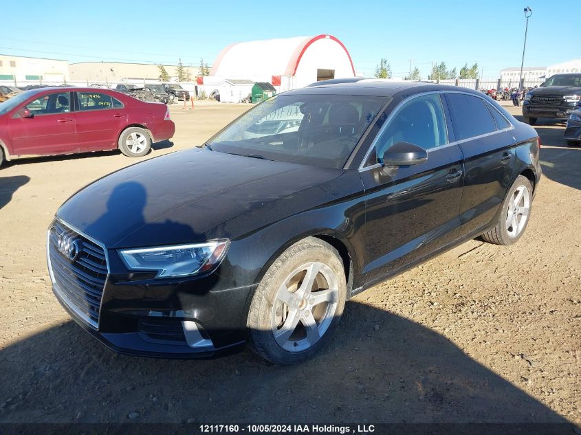 2019 Audi A3 Premium VIN: WAUBEGFF6K1027857 Lot: 12117160